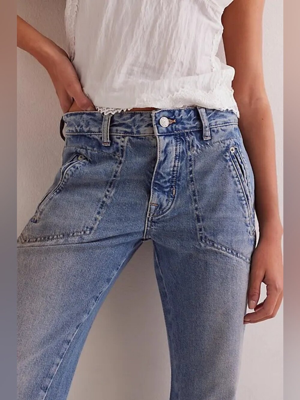 NWT We The Free Carnivale Bootcut Jeans Size 33 In Whiskey Sky